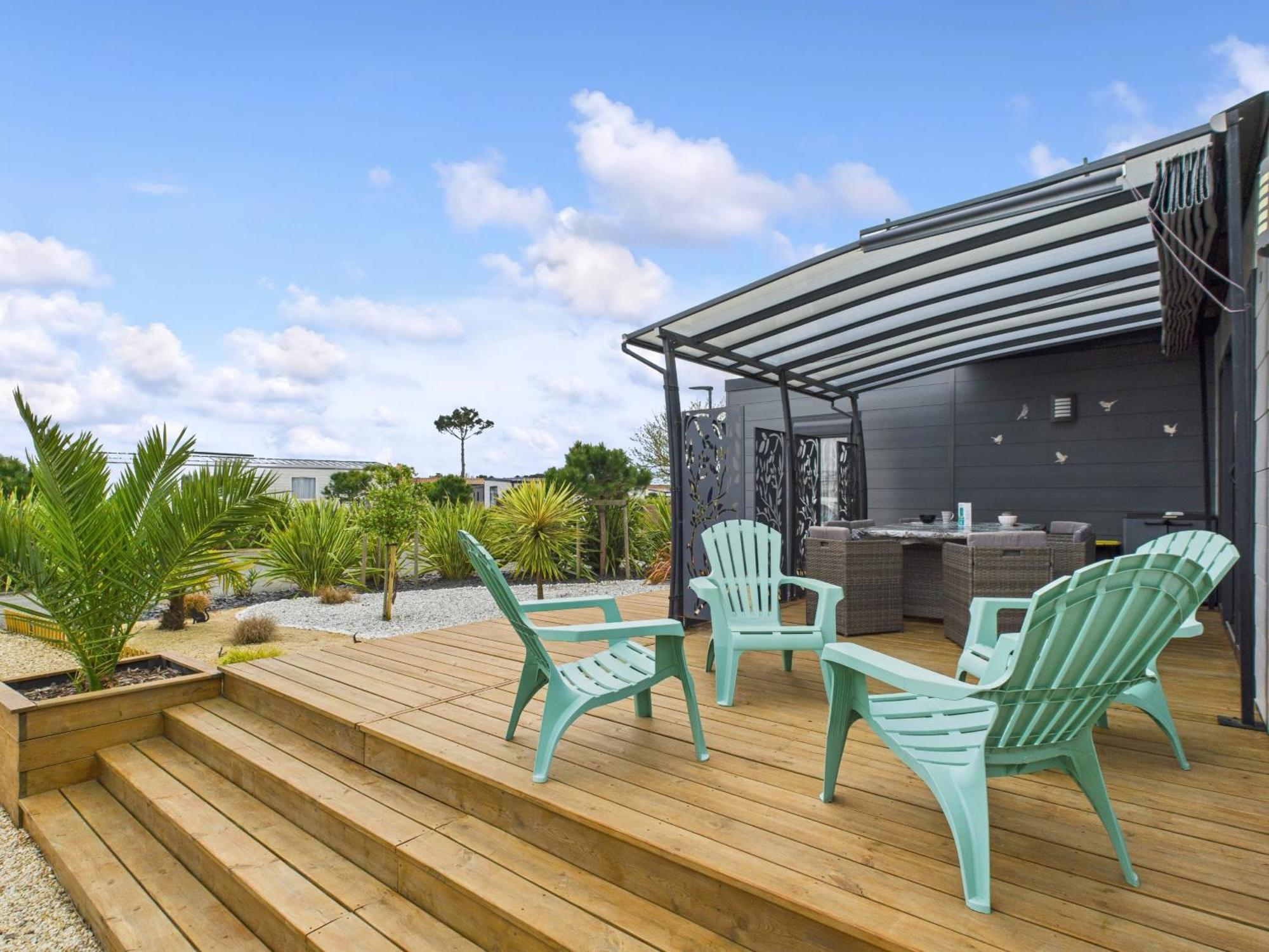 Joli Chalet Pour 6 - Domaine Avec Piscine Bretignolles-sur-Mer Bagian luar foto